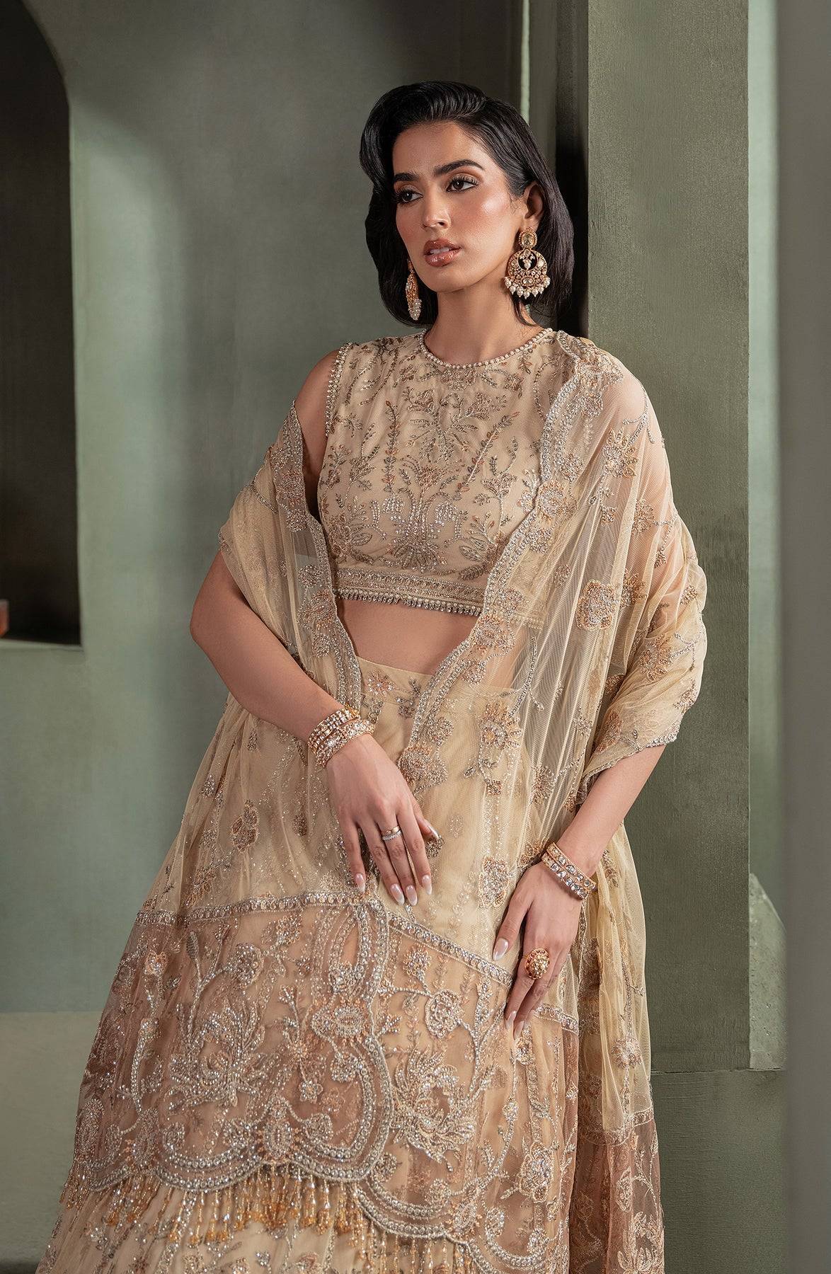 Zarif | Heritage Formals | ZHF 01 AVELINA - Pakistani Designer Dress - by Zarif | Type: Formal - 100% Original at Saira Sultan