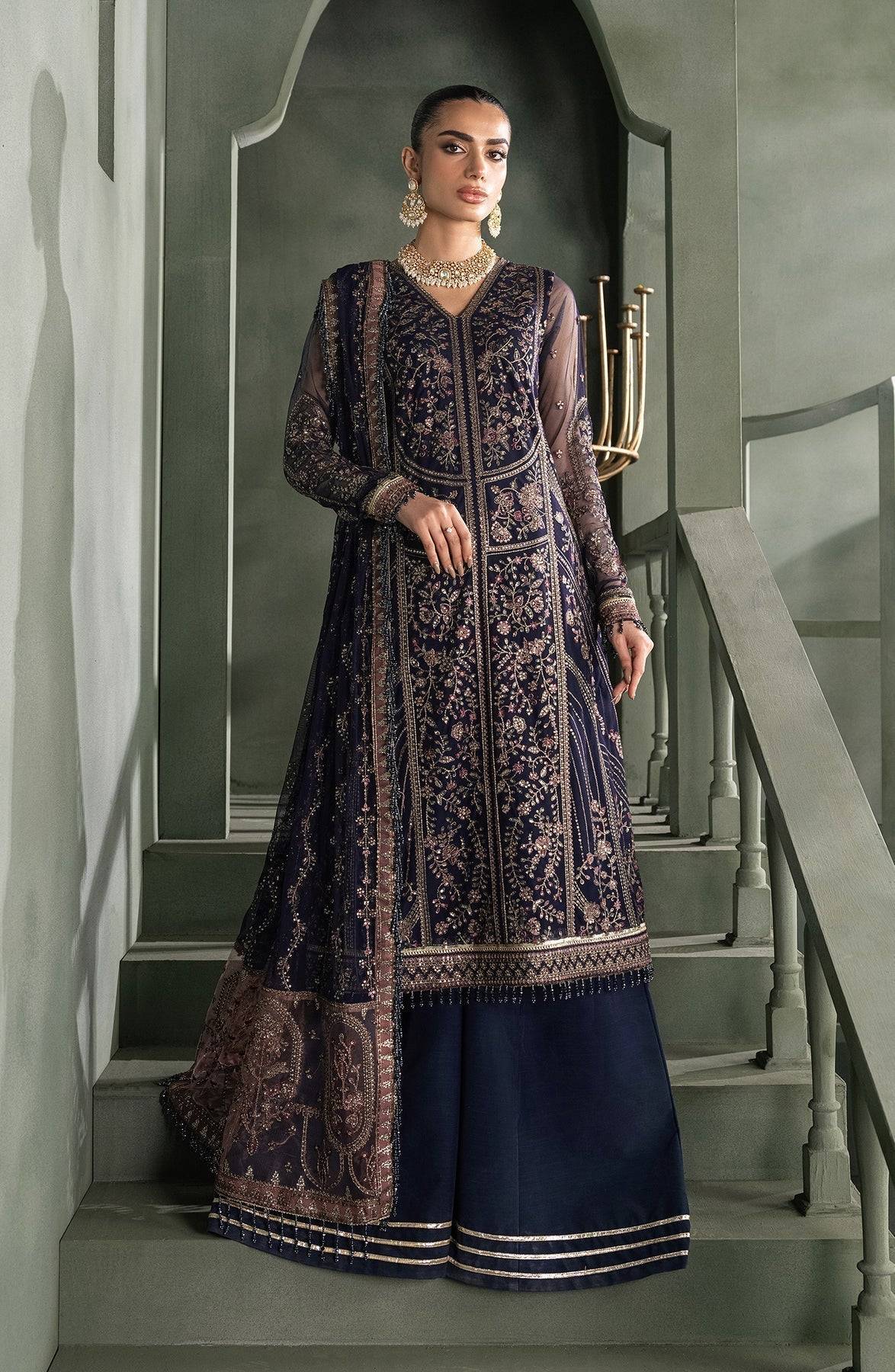 Zarif | Heritage Formals | ZHF 08 SIRENE - Pakistani Designer Dress - by Zarif | Type: Formal - 100% Original at Saira Sultan