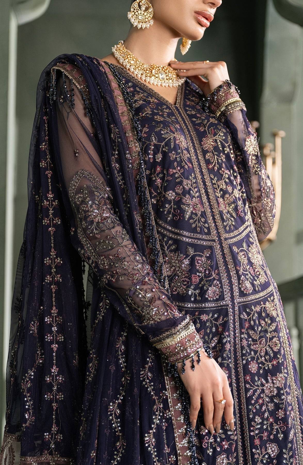 Zarif | Heritage Formals | ZHF 08 SIRENE - Pakistani Designer Dress - by Zarif | Type: Formal - 100% Original at Saira Sultan