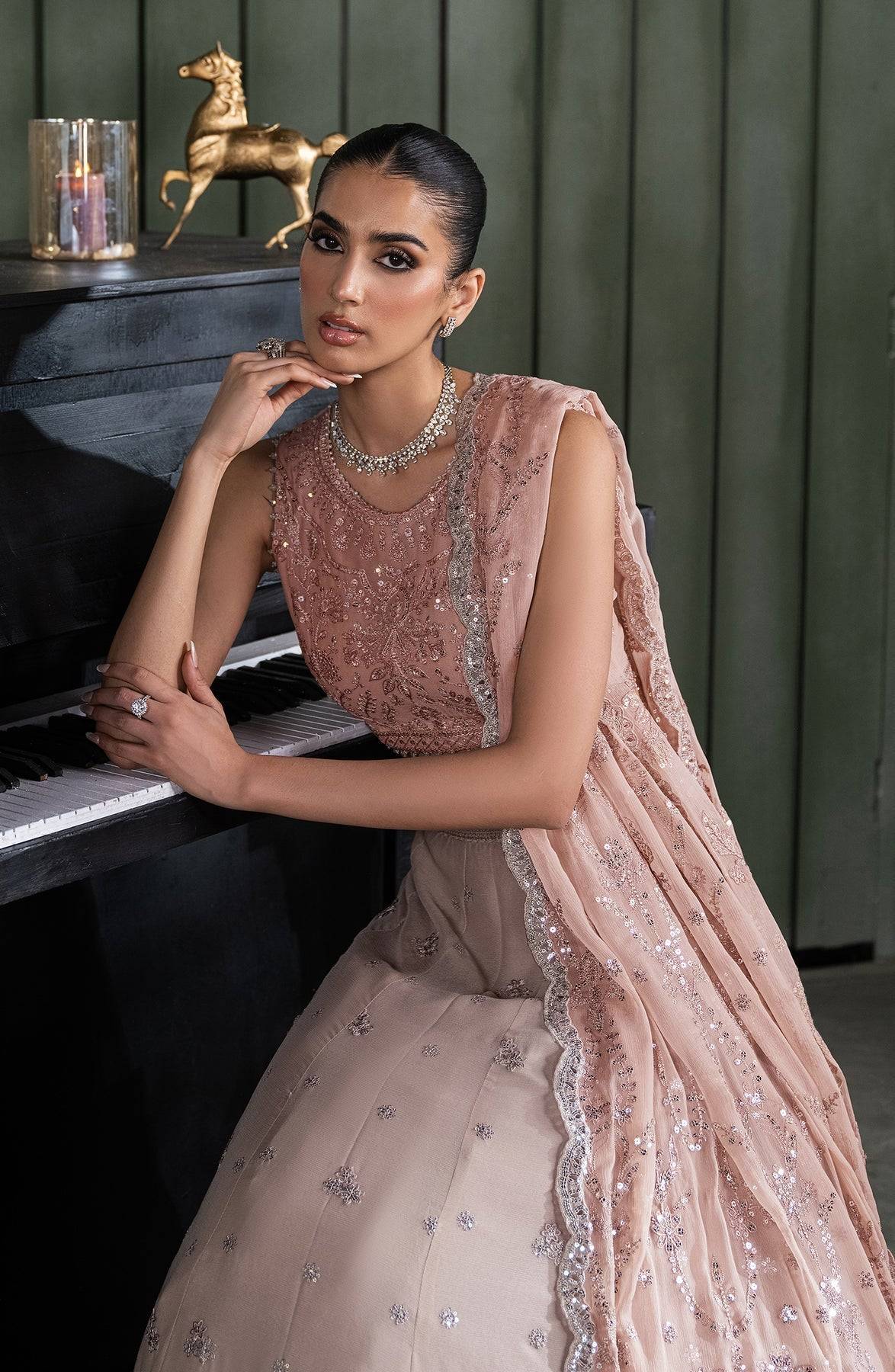 Zarif | Heritage Formals | ZHF 07 ELMIRA - Pakistani Designer Dress - by Zarif | Type: Formal - 100% Original at Saira Sultan