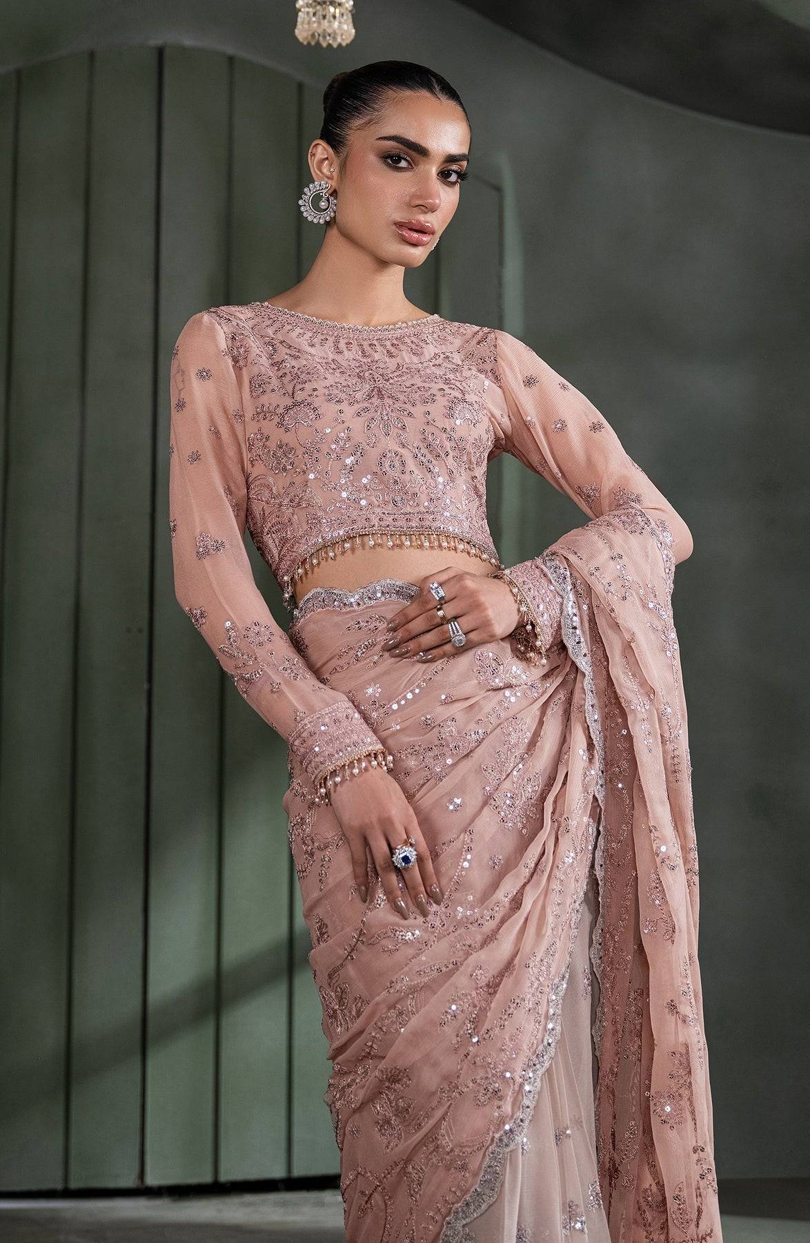 Zarif | Heritage Formals | ZHF 07 ELMIRA - Pakistani Designer Dress - by Zarif | Type: Formal - 100% Original at Saira Sultan