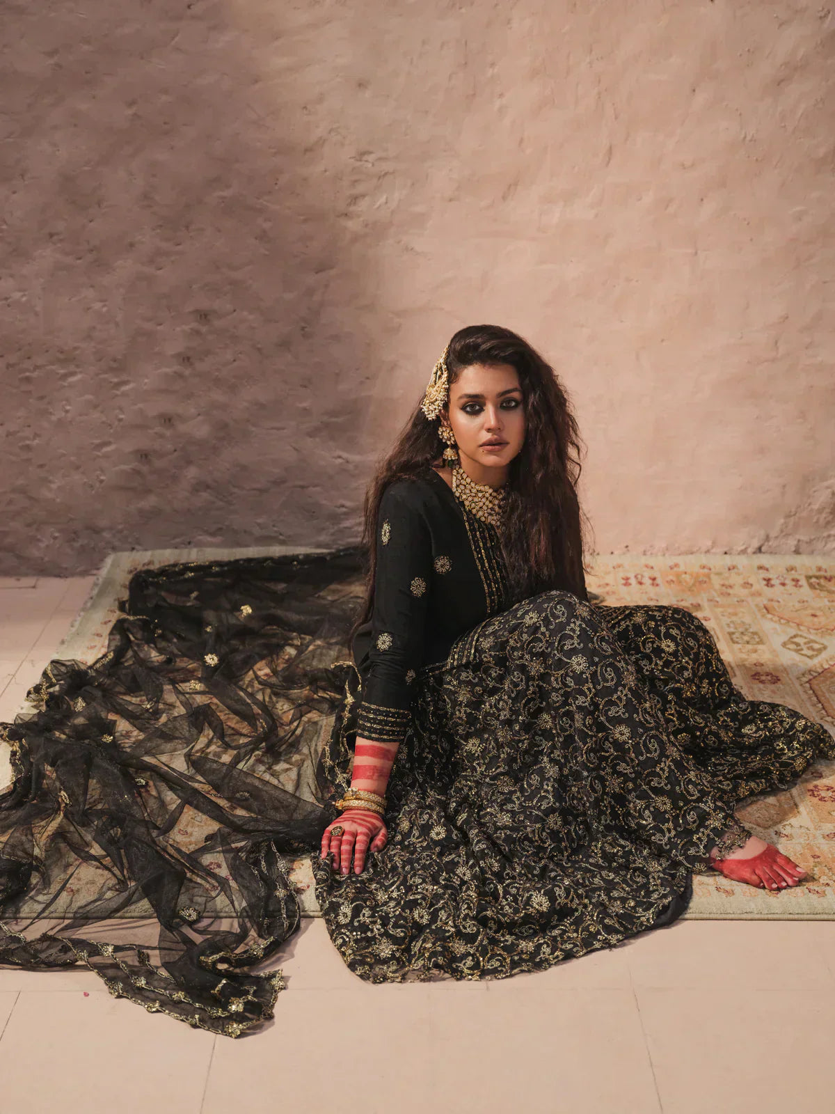 Erum Khan | Shab Siyah 23 | Noor - Pakistani Designer Dress - by Erum Khan | Type: Formal - 100% Original at Saira Sultan
