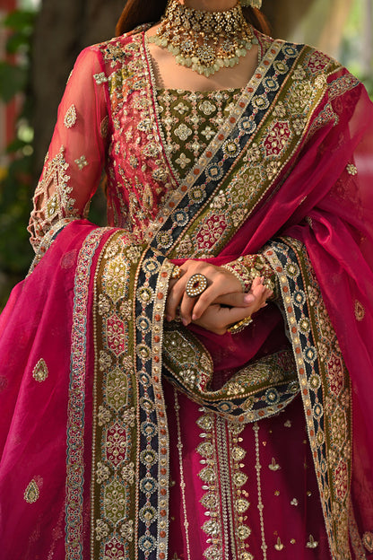 Qalamkar | Singhar Wedding Collection | RF-04 RIMEL - Pakistani Designer Dress - by Qalamkar | Type: Bridal - 100% Original at Saira Sultan