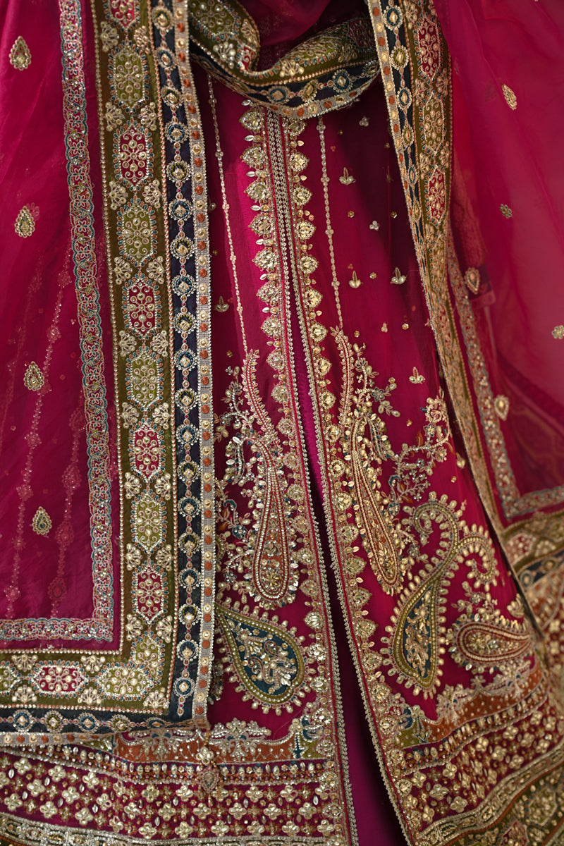 Qalamkar | Singhar Wedding Collection | RF-04 RIMEL - Pakistani Designer Dress - by Qalamkar | Type: Bridal - 100% Original at Saira Sultan