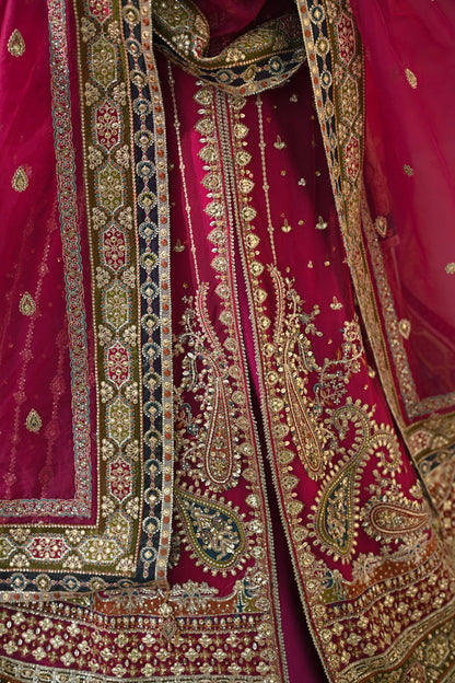 Qalamkar | Singhar Wedding Collection | RF-04 RIMEL - Pakistani Designer Dress - by Qalamkar | Type: Bridal - 100% Original at Saira Sultan