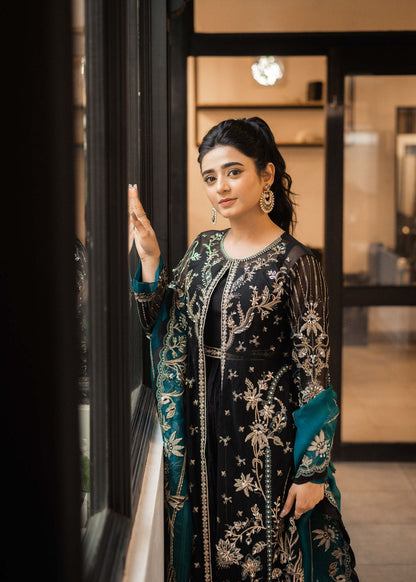 Fozia Khalid I Dilkash Festive Wear 25 | Belle Espoir - Pakistani Designer Dress - by Fozia Khalid - Type : Ladies Clothes - 100% Original at Saira Sultan