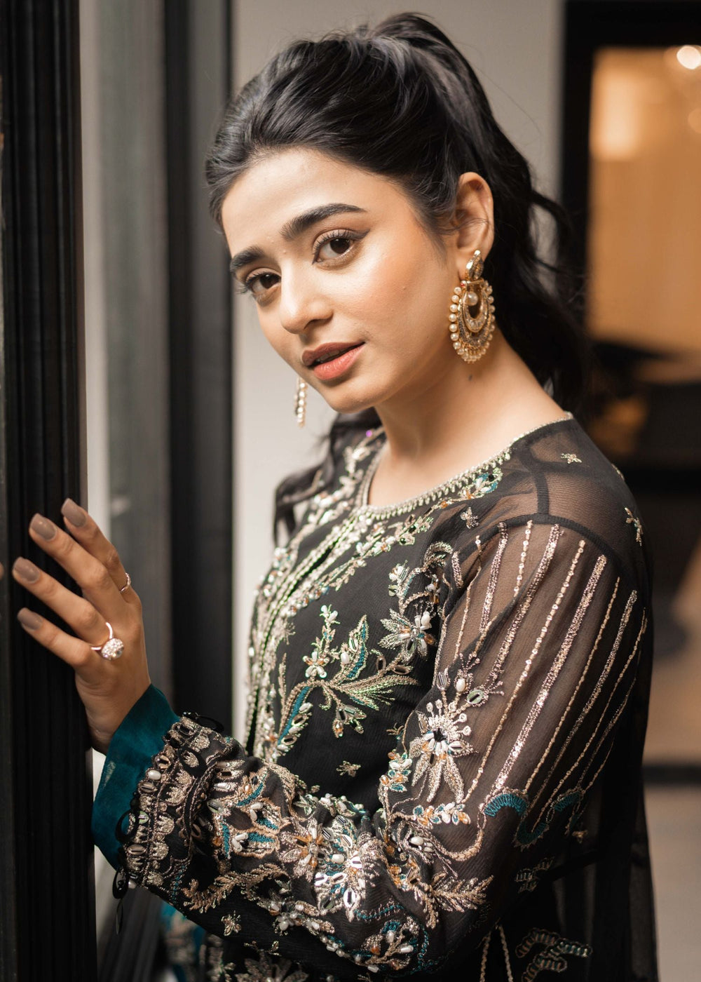 Fozia Khalid I Dilkash Festive Wear 25 | Belle Espoir - Pakistani Designer Dress - by Fozia Khalid - Type : Ladies Clothes - 100% Original at Saira Sultan