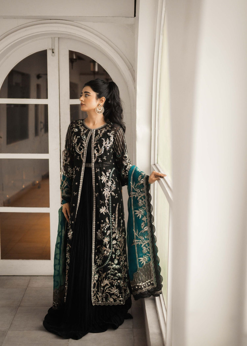 Fozia Khalid I Dilkash Festive Wear 25 | Belle Espoir - Pakistani Designer Dress - by Fozia Khalid - Type : Ladies Clothes - 100% Original at Saira Sultan