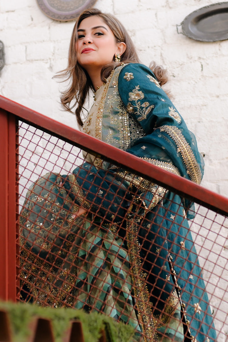 MNR | Zarlish Festive 25 | Rabia Jabbar in Lehar by MNR - Designer Dress - Type : Ladies Clothes - Available at Saira Sultan - 100% Original 