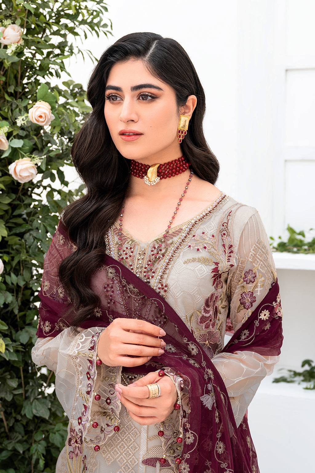 Ramsha | Minhal Organza Collection | M-806 - Pakistani Designer Dress - by Ramsha | Type: Formal - 100% Original at Saira Sultan