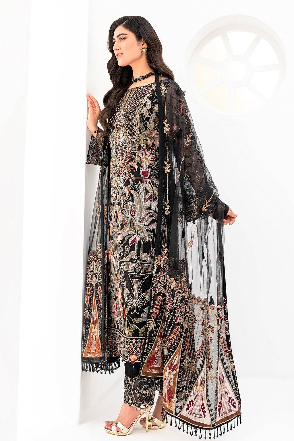 Ramsha | Minhal Organza Collection | M-803 - Pakistani Designer Dress - by Ramsha | Type: Formal - 100% Original at Saira Sultan