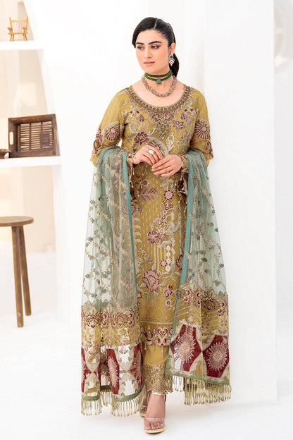 Ramsha | Minhal Organza Collection | M-805 - Pakistani Designer Dress - by Ramsha | Type: Formal - 100% Original at Saira Sultan