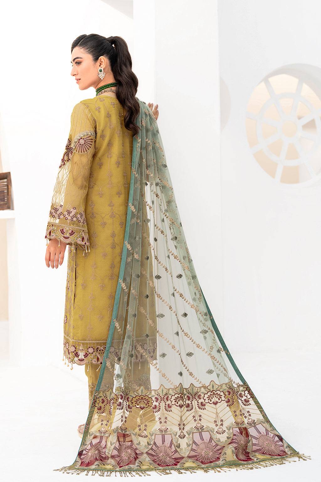 Ramsha | Minhal Organza Collection | M-805 - Pakistani Designer Dress - by Ramsha | Type: Formal - 100% Original at Saira Sultan