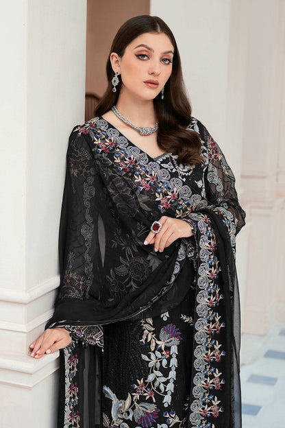 Ramsha | Rangoon Chiffon Collection 24 | D-906 - Pakistani Designer Dress - by Ramsha | Type: Formal - 100% Original at Saira Sultan