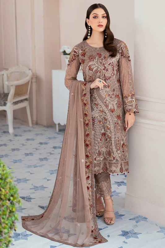 Ramsha | Rangoon Chiffon Collection 24 | D-905 - Pakistani Designer Dress - by Ramsha | Type: Formal - 100% Original at Saira Sultan