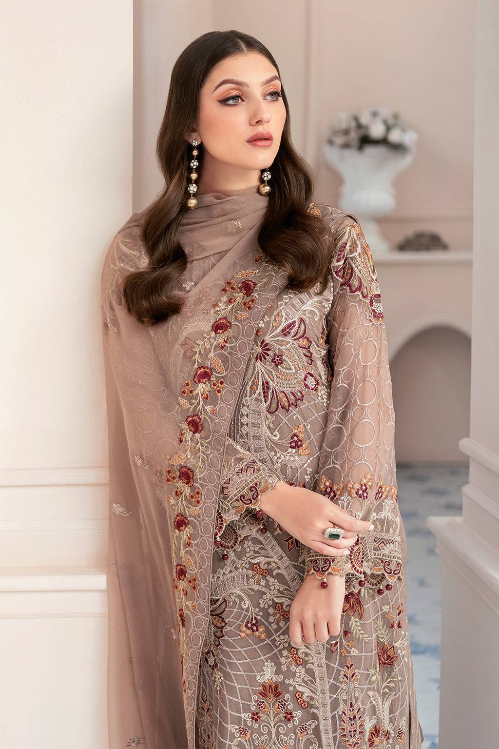 Ramsha | Rangoon Chiffon Collection 24 | D-905 - Pakistani Designer Dress - by Ramsha | Type: Formal - 100% Original at Saira Sultan