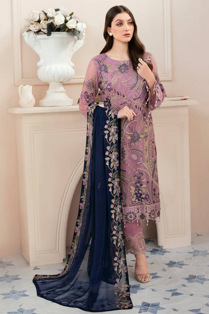 Ramsha | Rangoon Chiffon Collection 24 | D-910 - Pakistani Designer Dress - by Ramsha | Type: Formal - 100% Original at Saira Sultan
