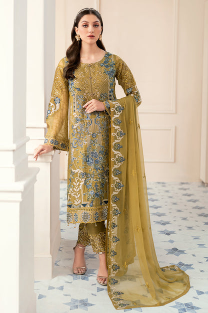 Ramsha | Rangoon Chiffon Collection 24 | D-903 - Pakistani Designer Dress - by Ramsha | Type: Formal - 100% Original at Saira Sultan