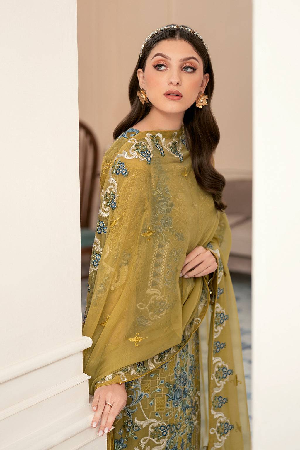 Ramsha | Rangoon Chiffon Collection 24 | D-903 - Pakistani Designer Dress - by Ramsha | Type: Formal - 100% Original at Saira Sultan