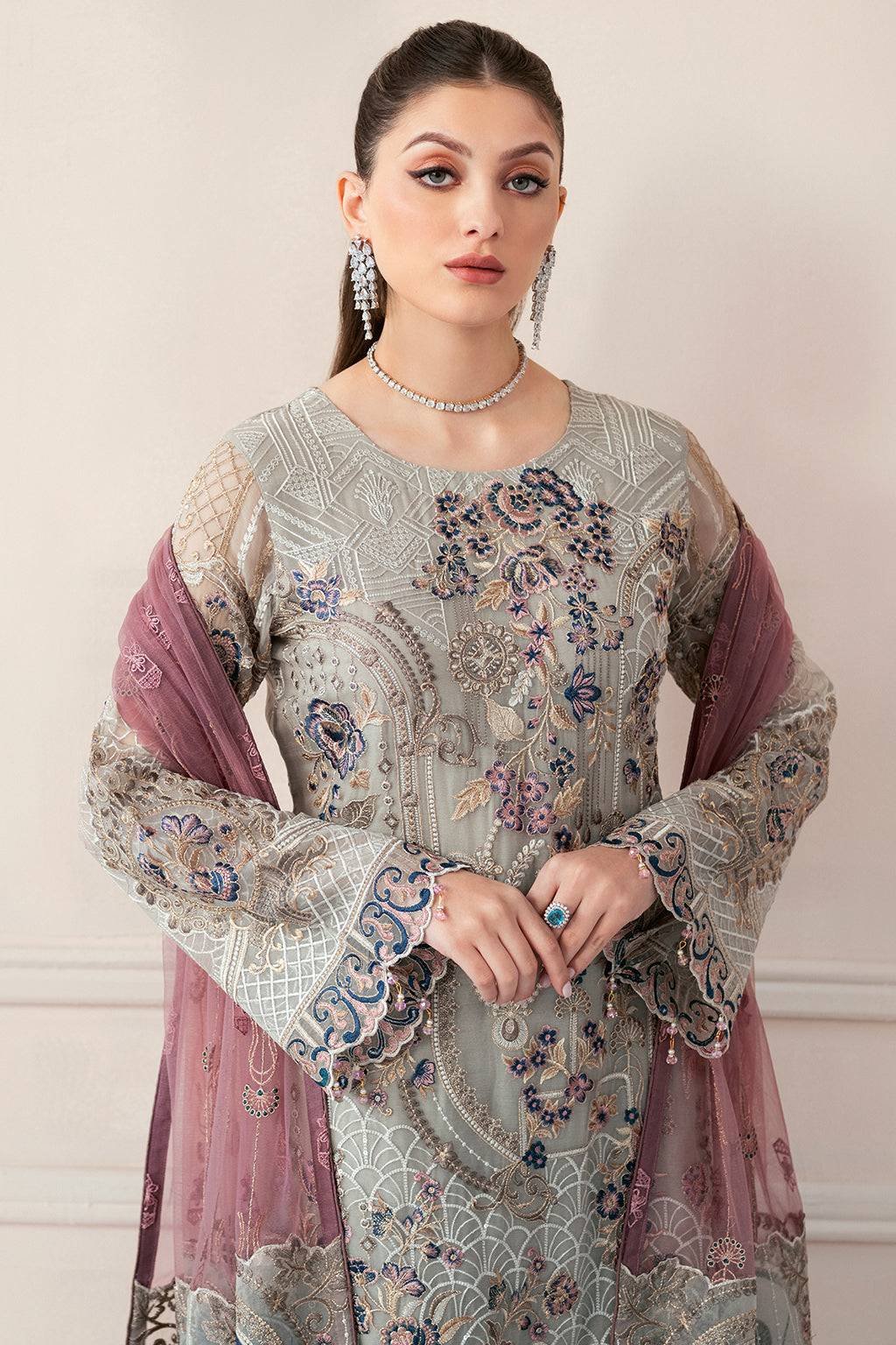 Ramsha | Rangoon Chiffon Collection 24 | D-907 - Pakistani Designer Dress - by Ramsha | Type: Formal - 100% Original at Saira Sultan