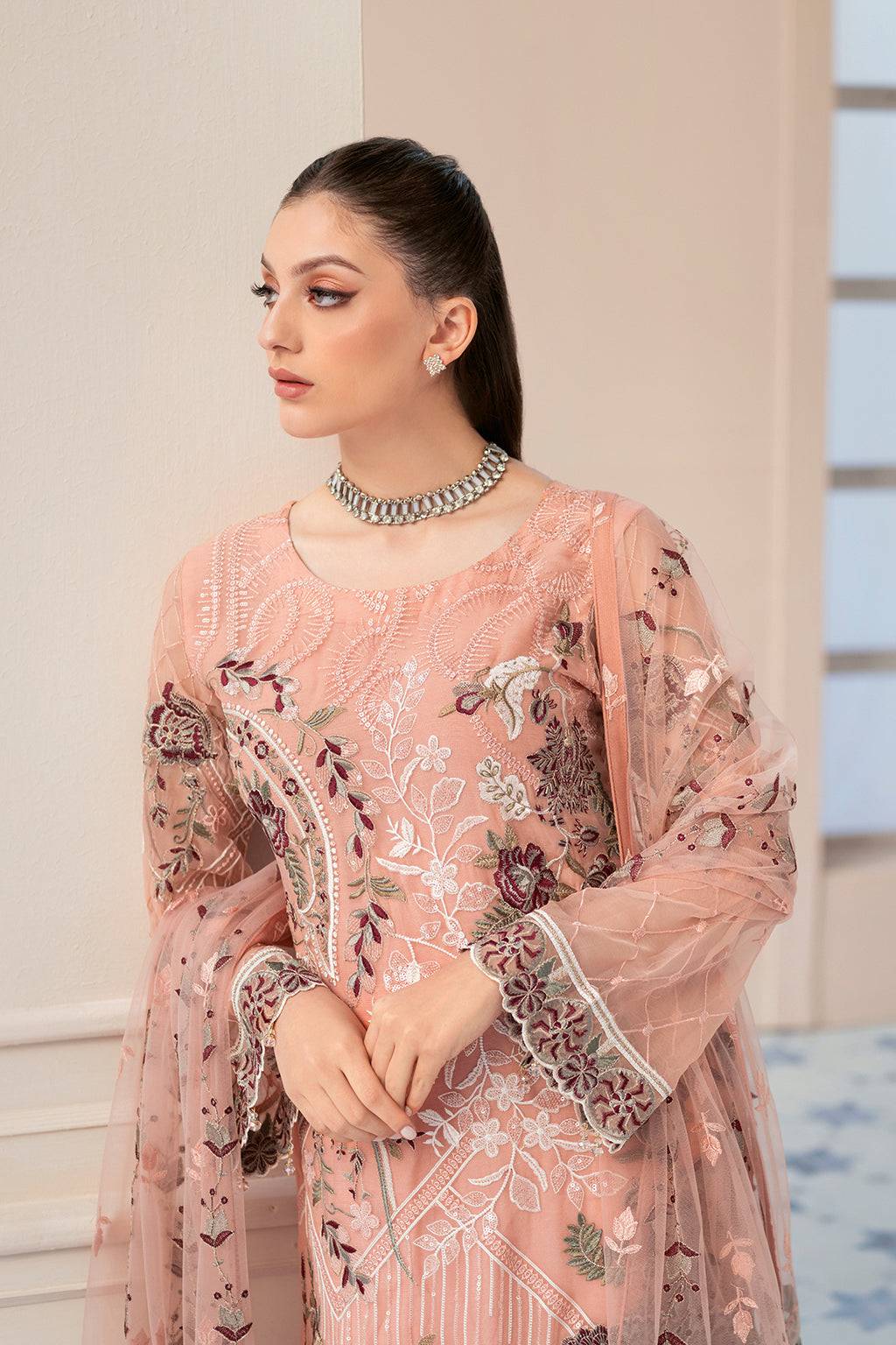 Ramsha | Rangoon Chiffon Collection 24 | D-901 - Pakistani Designer Dress - by Ramsha | Type: Formal - 100% Original at Saira Sultan
