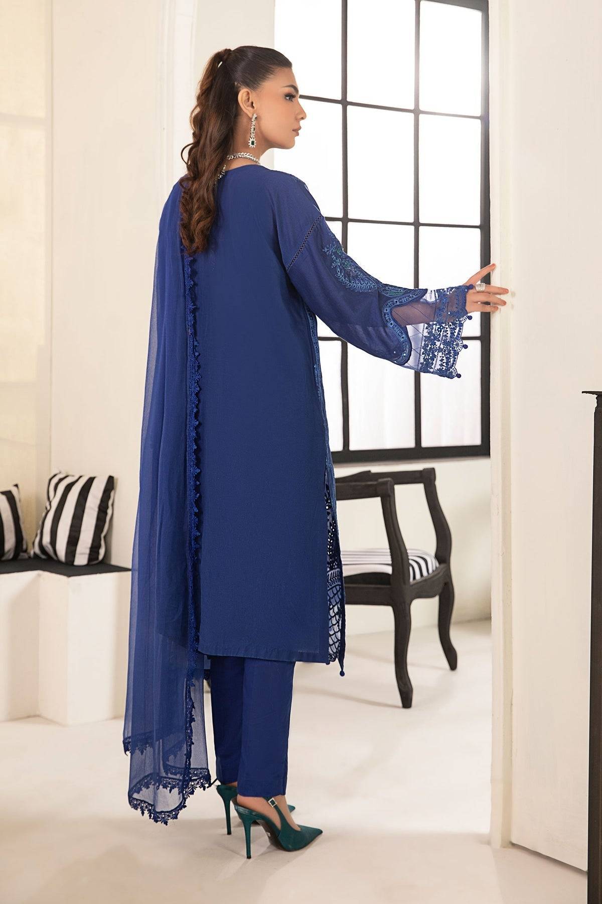 Maria B | Casual Pret 2024 | DW-EF24-02 - Pakistani Designer Dress - by Maria B | Type: Casuals - 100% Original at Saira Sultan