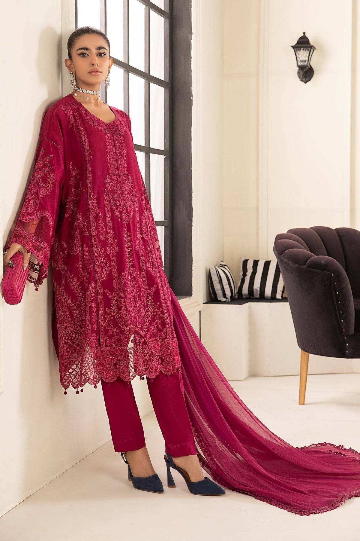 Maria B | Casual Pret 2024 |DW-EF24-02 - Pakistani Designer Dress - by Maria B | Type: Casuals - 100% Original at Saira Sultan