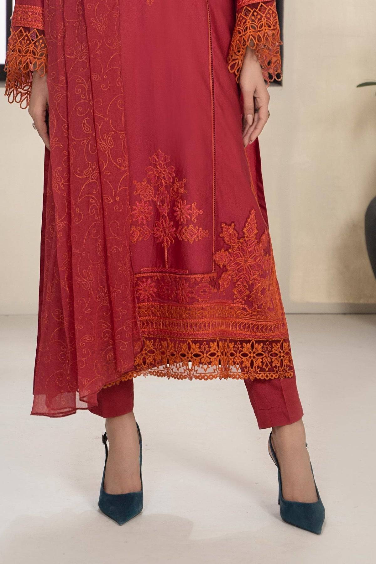 Maria B | Casual Pret 2024 | DW-EF24-103A - Pakistani Designer Dress - by Maria B | Type: Casuals - 100% Original at Saira Sultan