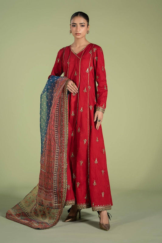 Maria B | Casual Pret 2024 | DW-EF24-121 - Pakistani Designer Dress - by Maria B | Type: Casuals - 100% Original at Saira Sultan