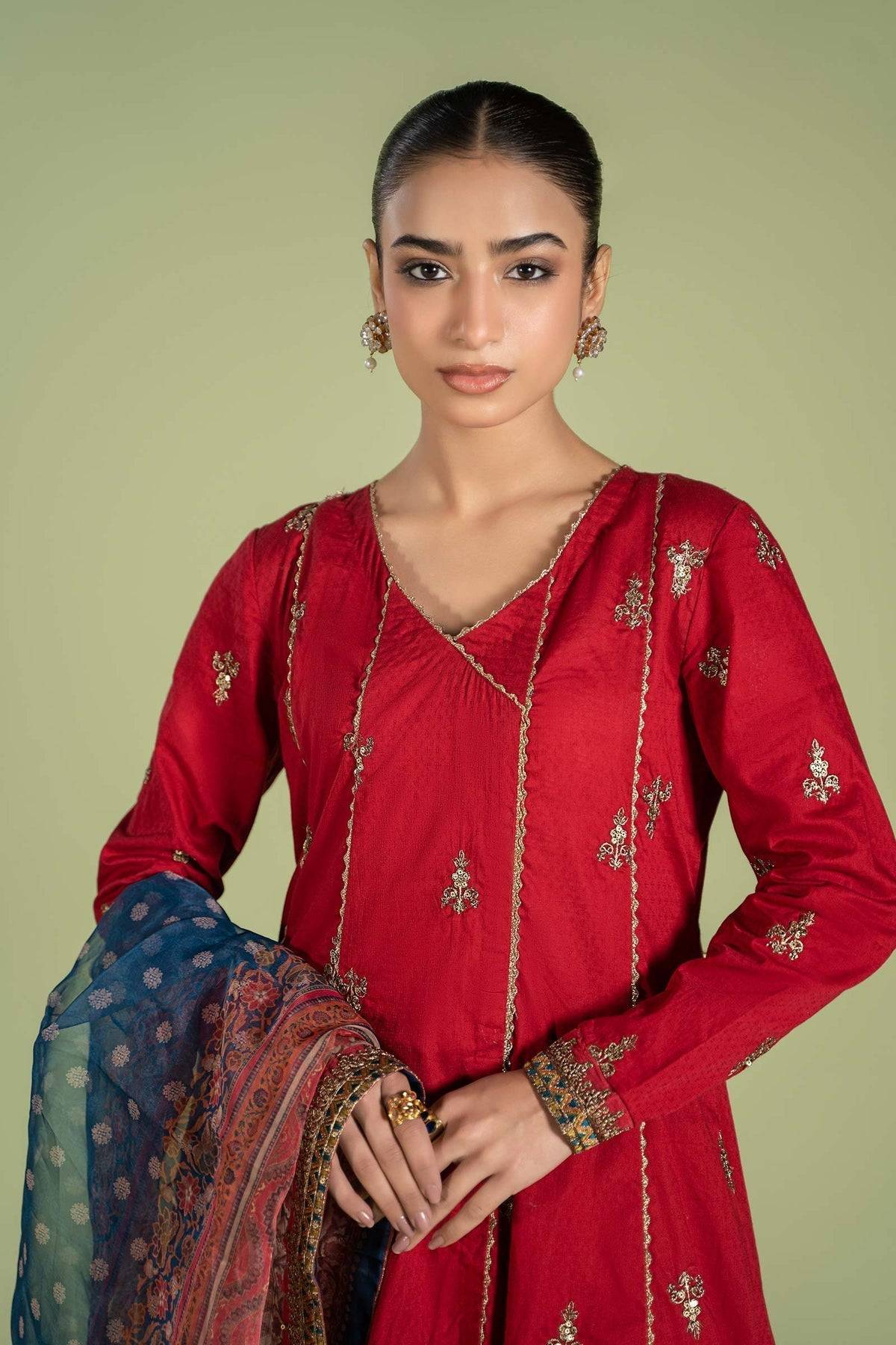 Maria B | Casual Pret 2024 | DW-EF24-121 - Pakistani Designer Dress - by Maria B | Type: Casuals - 100% Original at Saira Sultan