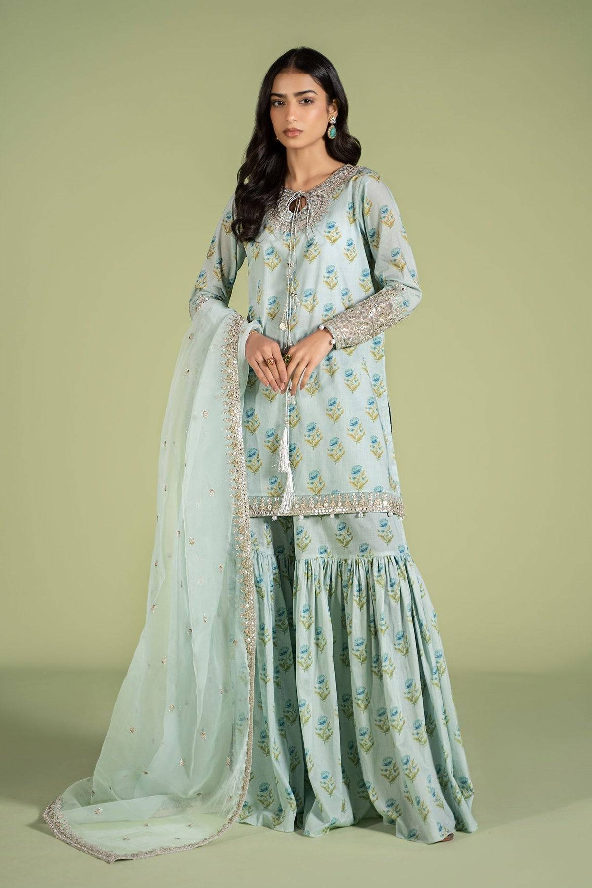 Maria B | Casual Pret 2024 | DW-EF24-14 - Pakistani Designer Dress - by Maria B | Type: Casuals - 100% Original at Saira Sultan