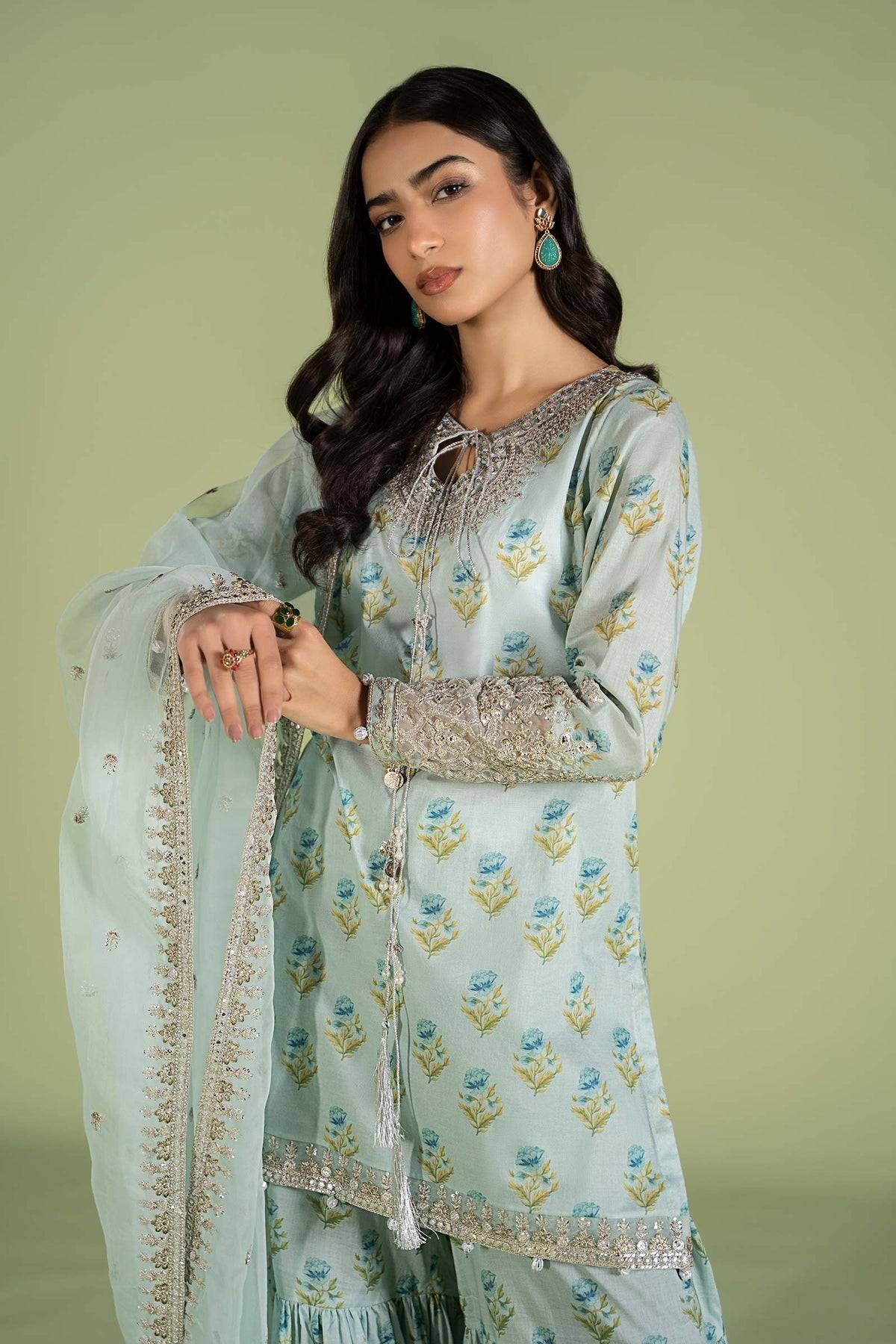 Maria B | Casual Pret 2024 | DW-EF24-14 - Pakistani Designer Dress - by Maria B | Type: Casuals - 100% Original at Saira Sultan