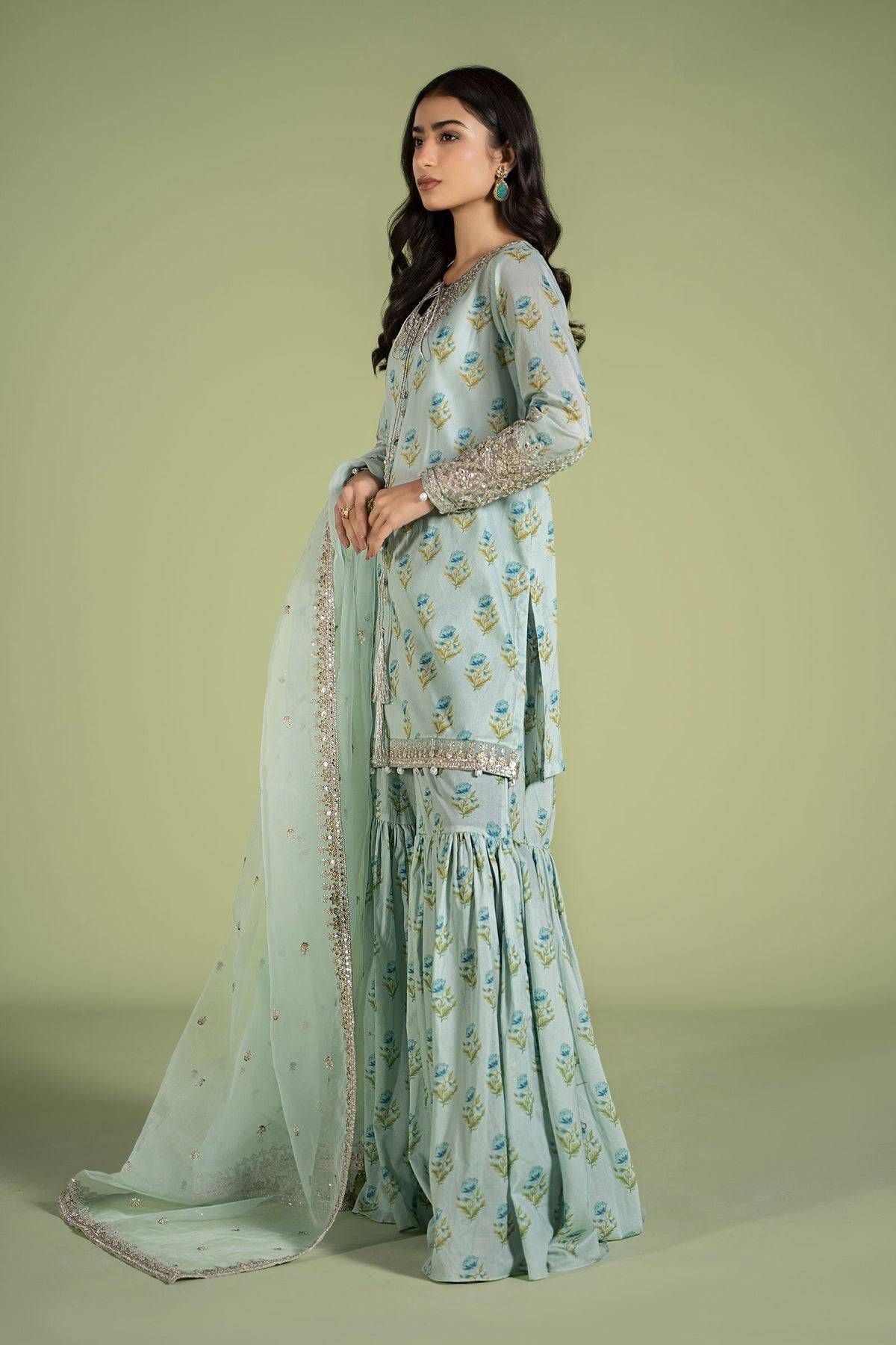 Maria B | Casual Pret 2024 | DW-EF24-14 - Pakistani Designer Dress - by Maria B | Type: Casuals - 100% Original at Saira Sultan