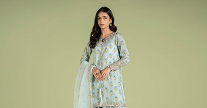 Maria B | Casual Pret 2024 | DW-EF24-14 - Pakistani Designer Dress - by Maria B | Type: Casuals - 100% Original at Saira Sultan