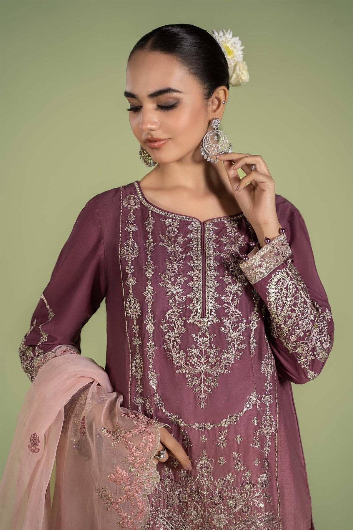 Maria B | Casual Pret 2024 | DW-EF24-46 - Pakistani Designer Dress - by Maria B | Type: Casuals - 100% Original at Saira Sultan