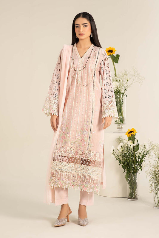 Maria B | Formal Wears | DW-EF25-07 XS Pink Lawn