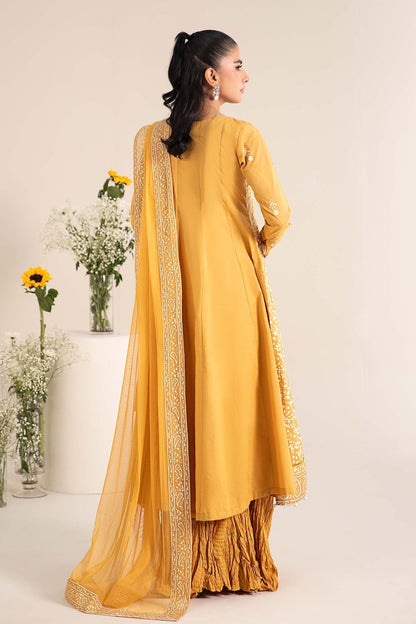 Maria B | Casual Pret 25 | DW-EF25-97 S Yellow Lawn