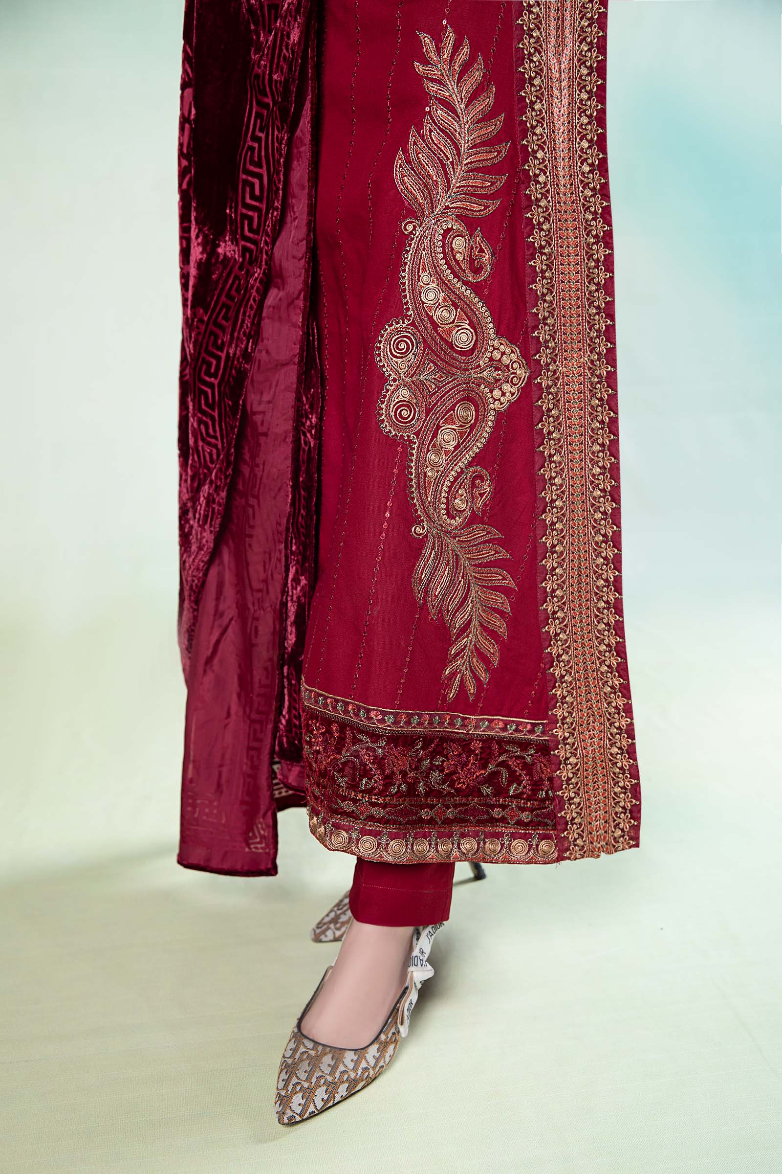 Maira B | Ready to Wear | DW-W24-146 M Maroon