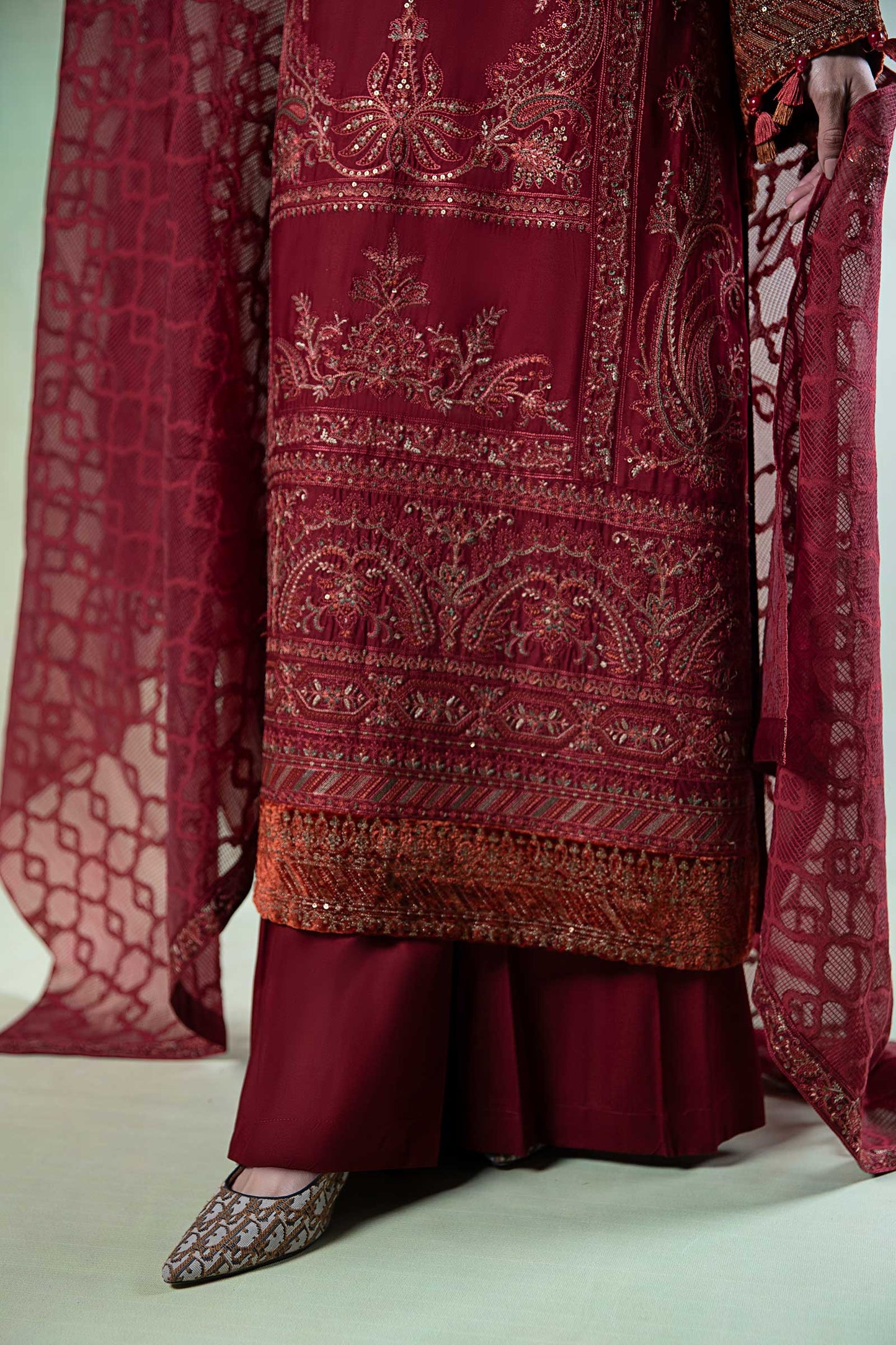Maira B | Ready to Wear | DW-W24-22 M Maroon