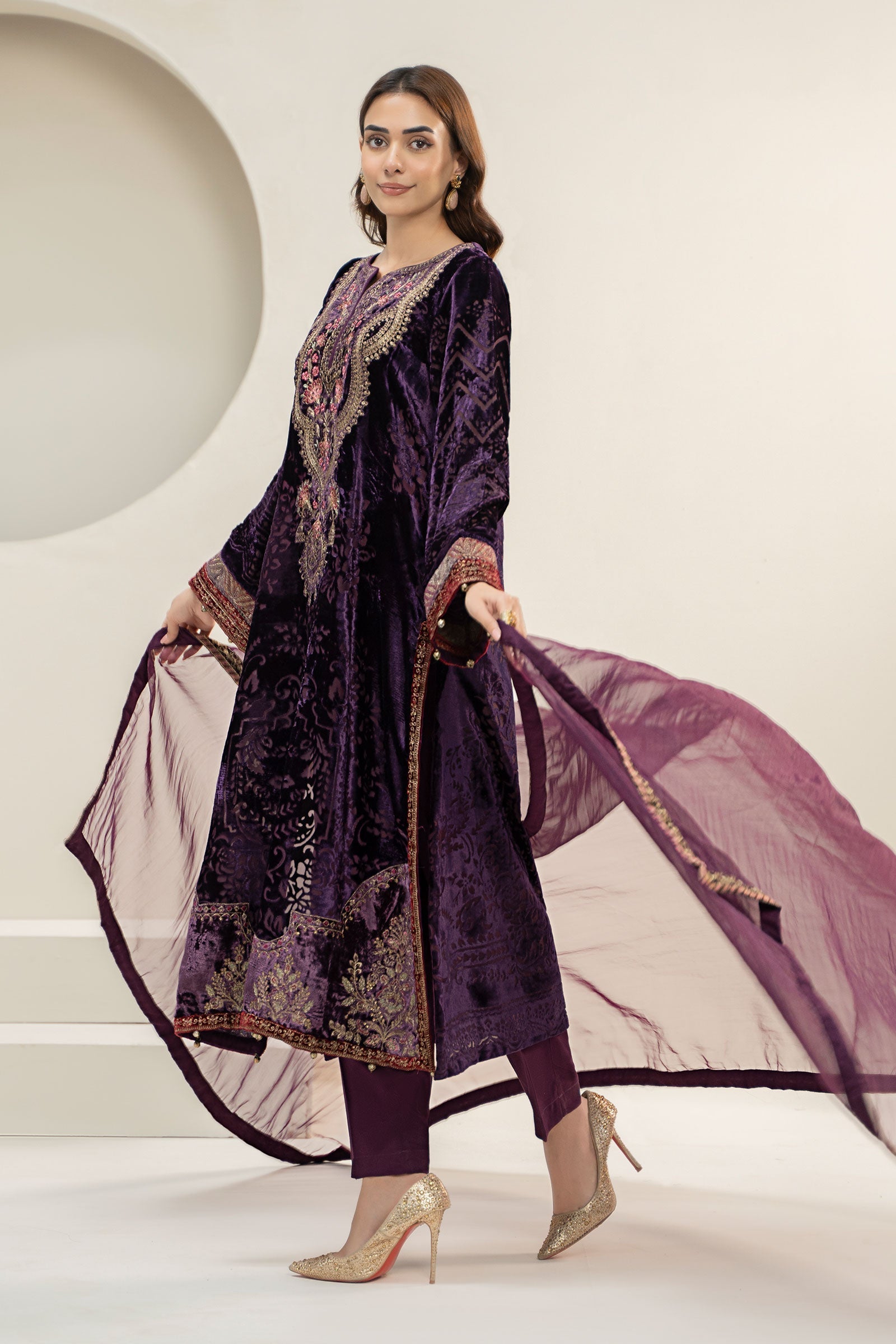 Maira B | Ready to Wear | DW-W24-174 XL Purple