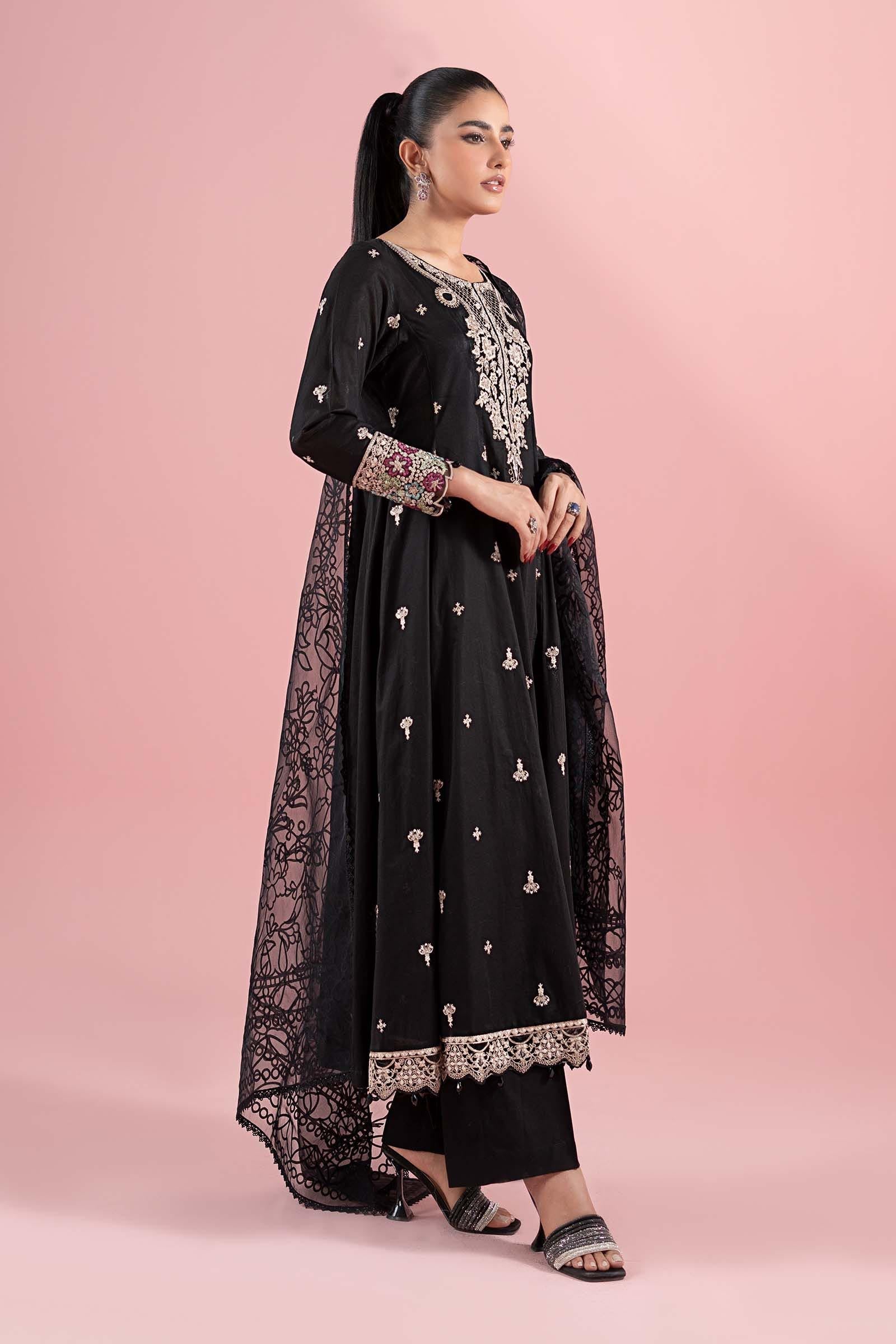 Maria B | Luxury Pret 25 | DW-EA25-08 M Black Lawn