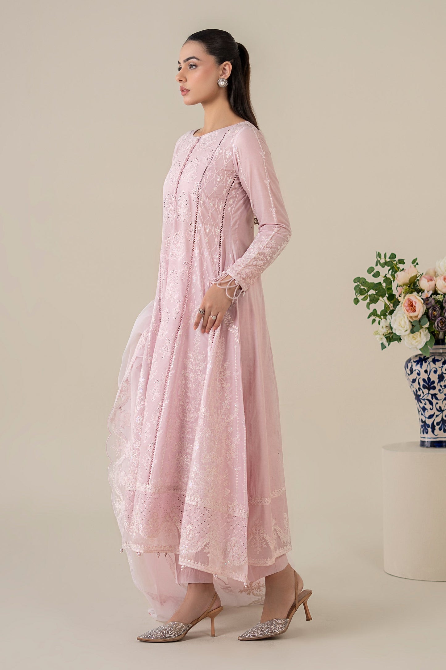 Maria B | Luxury Pret 25 | DW-EA25-39 M Lavender Pinocchio Lawn