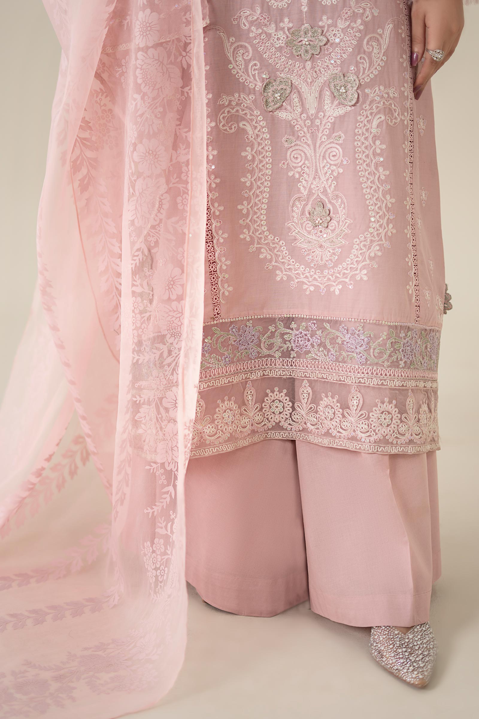 Maria B | Luxury Pret 25 | DW-EA25-57 XL Lavender Pinocchio Lawn