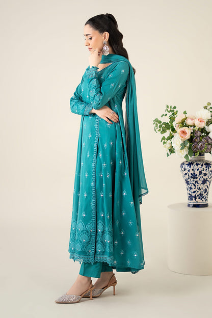 Maria B | Luxury Pret 25 | DW-EA25-61 XL Teal Lawn