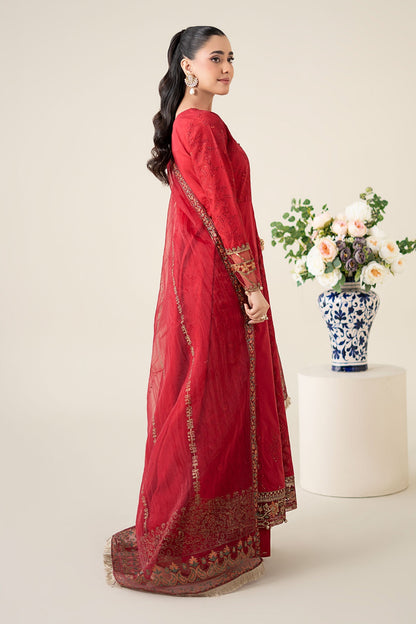 Maria B | Luxury Pret 25 | DW-EA25-65 S Maroon Lawn