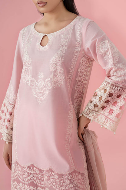 Maria B | Luxury Pret 25 | DW-EA25-66 XL Pink Dobby