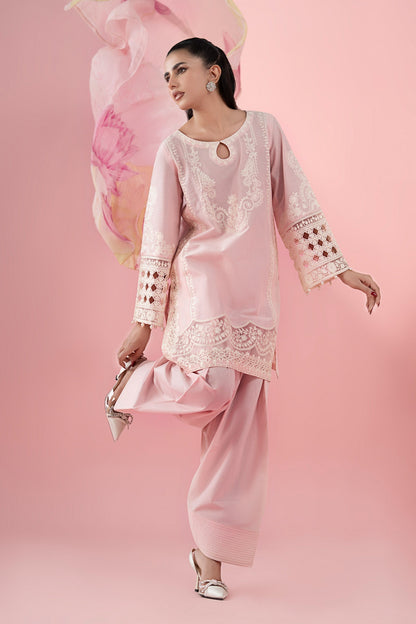Maria B | Luxury Pret 25 | DW-EA25-66 L Pink Dobby