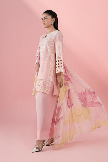 Maria B | Luxury Pret 25 | DW-EA25-66 M Pink Dobby