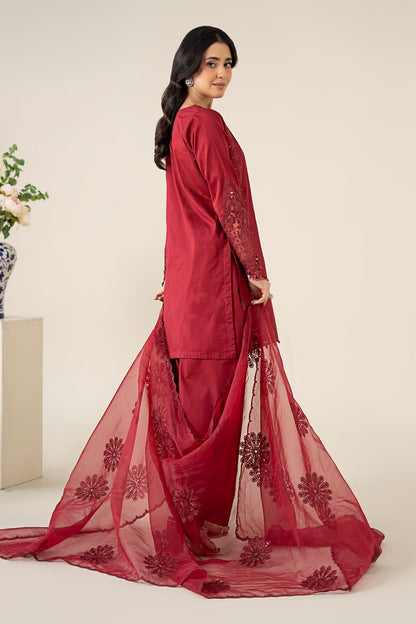 Maria B | Luxury Pret 25 | DW-EA25-68 S Red Lawn
