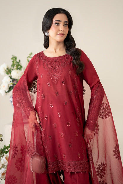Maria B | Luxury Pret 25 | DW-EA25-68 M Red Lawn